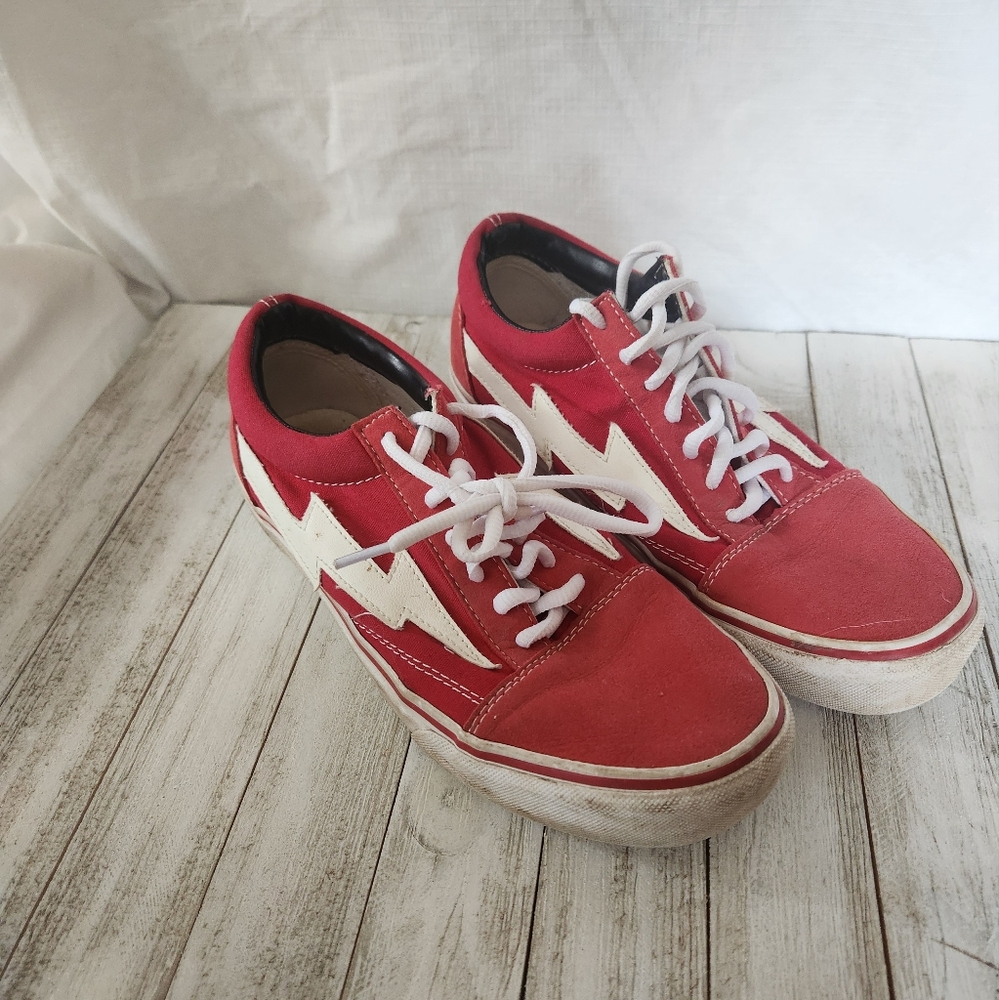 Revenge x Storm Red Suede Classsic Sneakers Mens 7
